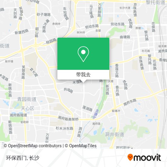 环保西门地图