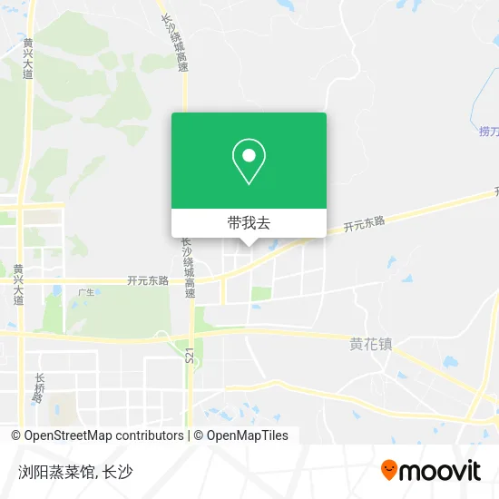 浏阳蒸菜馆地图