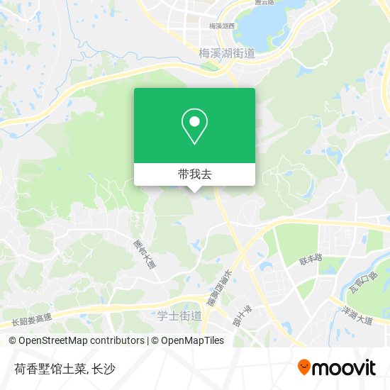荷香墅馆土菜地图