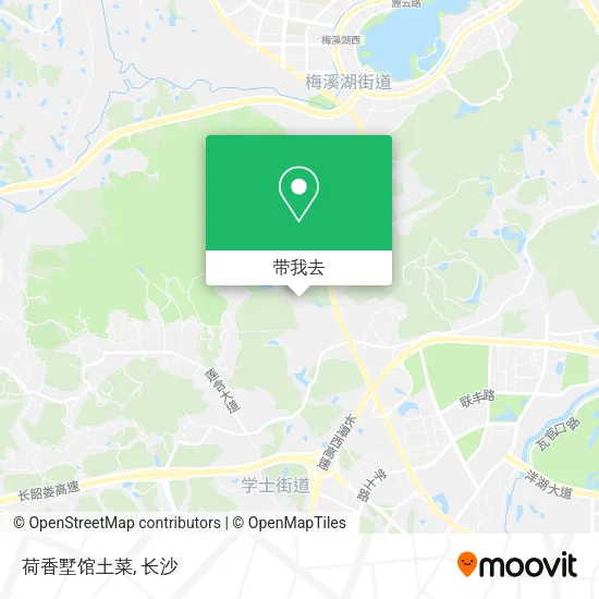 荷香墅馆土菜地图