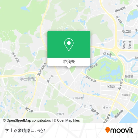 学士路象嘴路口地图