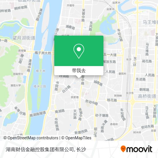 湖南财信金融控股集团有限公司地图