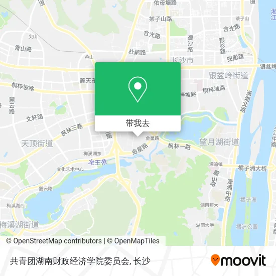 共青团湖南财政经济学院委员会地图