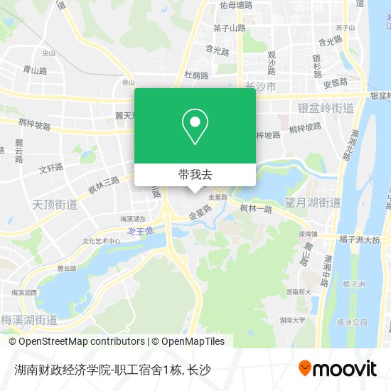 湖南财政经济学院-职工宿舍1栋地图