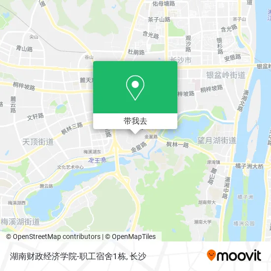 湖南财政经济学院-职工宿舍1栋地图