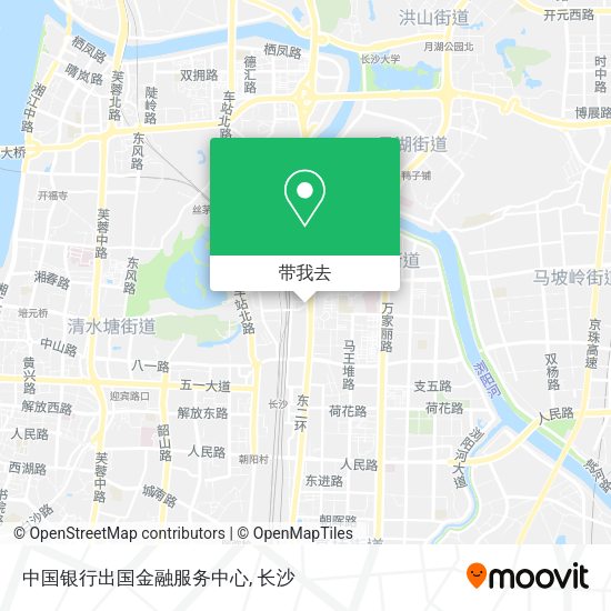 中国银行出国金融服务中心地图