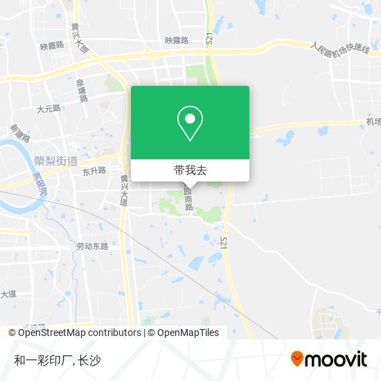 和一彩印厂地图