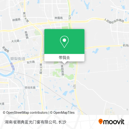 湖南省潮典蓝光门窗有限公司地图