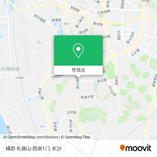 橘郡·礼顿山-西南1门地图