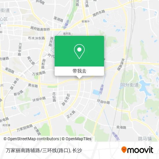 万家丽南路辅路/三环线(路口)地图