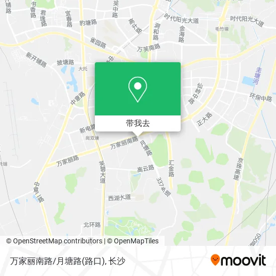 万家丽南路/月塘路(路口)地图