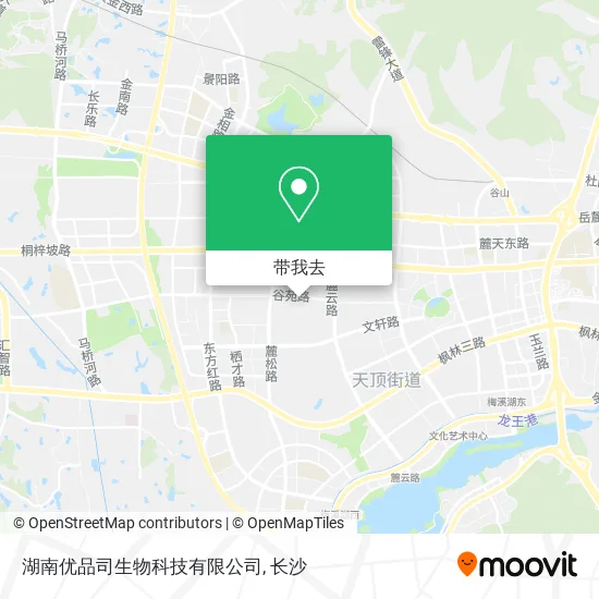 湖南优品司生物科技有限公司地图