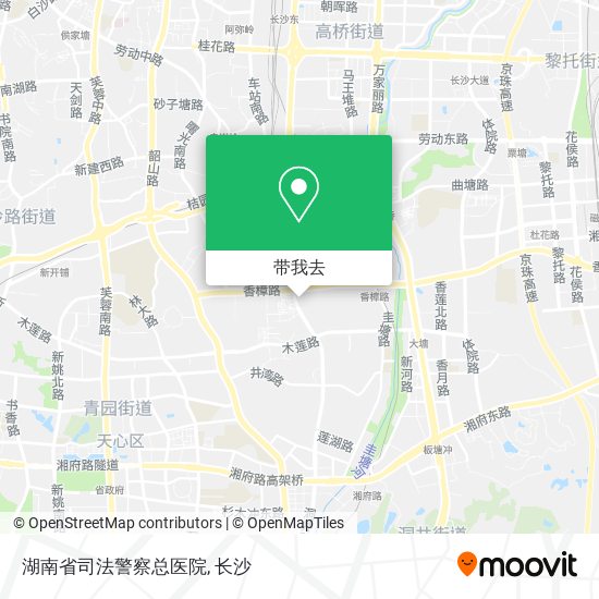 湖南省司法警察总医院地图