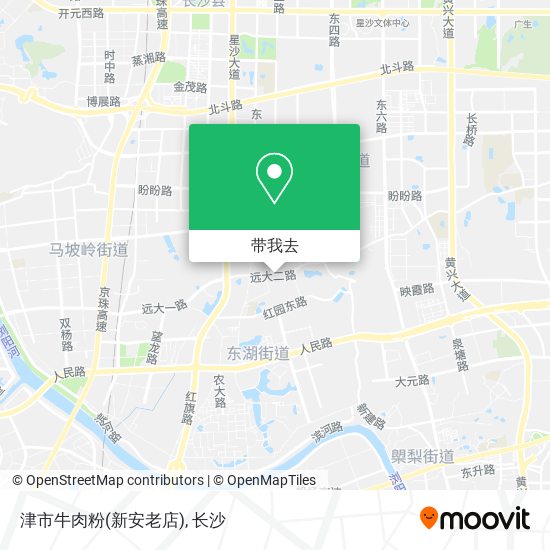 津市牛肉粉(新安老店)地图