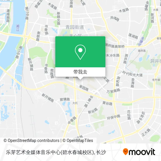 乐芽艺术全媒体音乐中心(碧水春城校区)地图