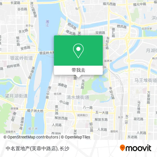 中名置地产(芙蓉中路店)地图