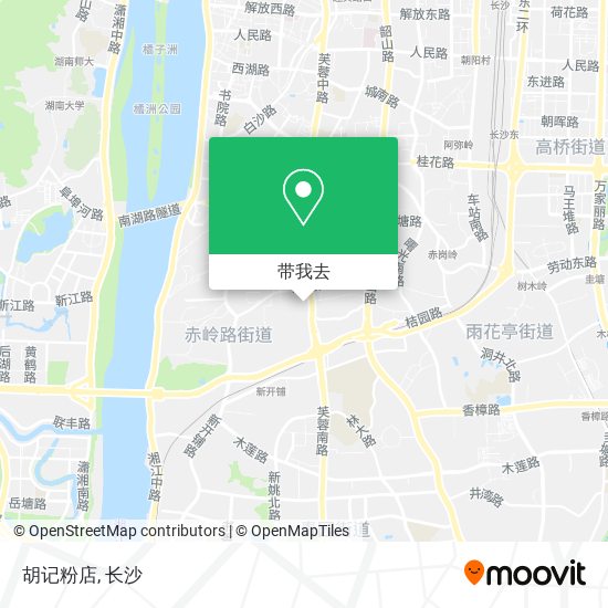 胡记粉店地图