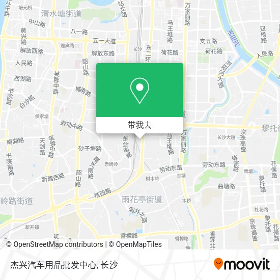 杰兴汽车用品批发中心地图