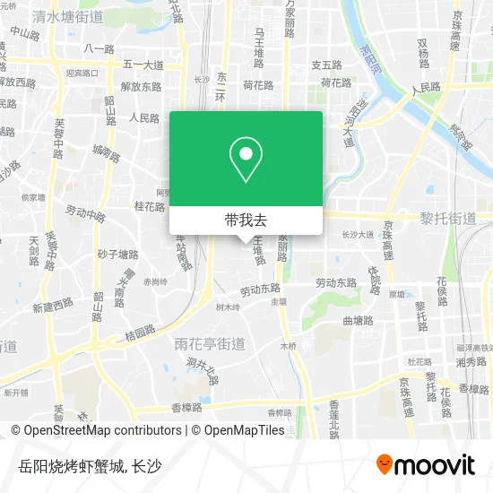 岳阳烧烤虾蟹城地图