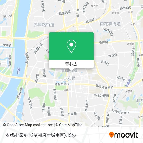 依威能源充电站(湘府华城南区)地图