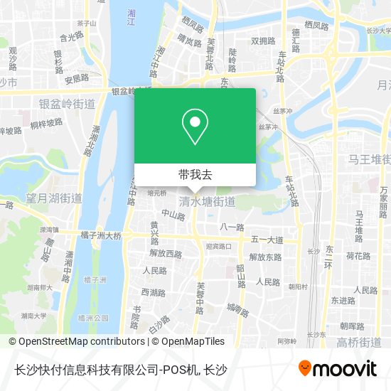 长沙快付信息科技有限公司-POS机地图