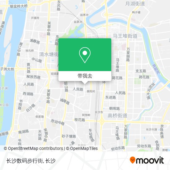 长沙数码步行街地图