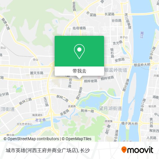 城市英雄(河西王府井商业广场店)地图