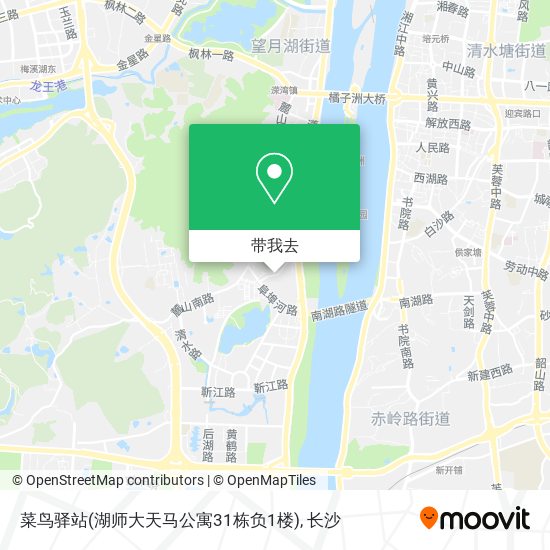 菜鸟驿站(湖师大天马公寓31栋负1楼)地图