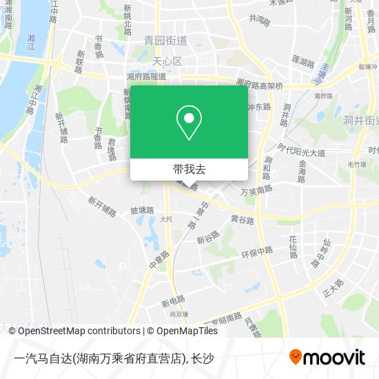 一汽马自达(湖南万乘省府直营店)地图