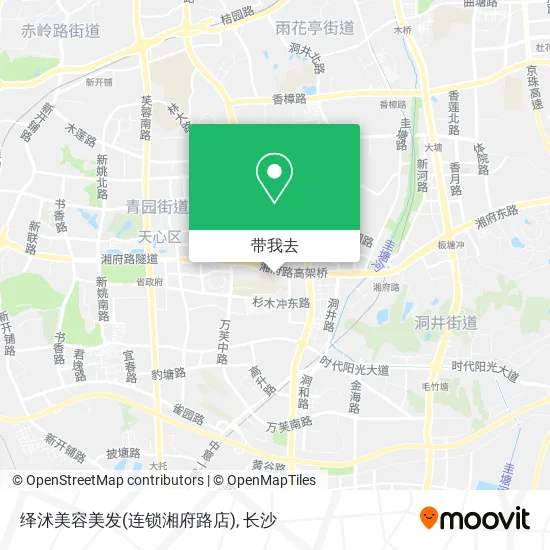 绎沭美容美发(连锁湘府路店)地图