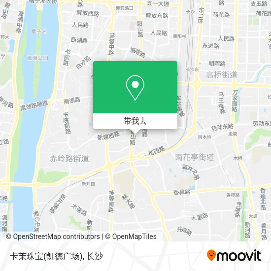 卡茉珠宝(凯德广场)地图