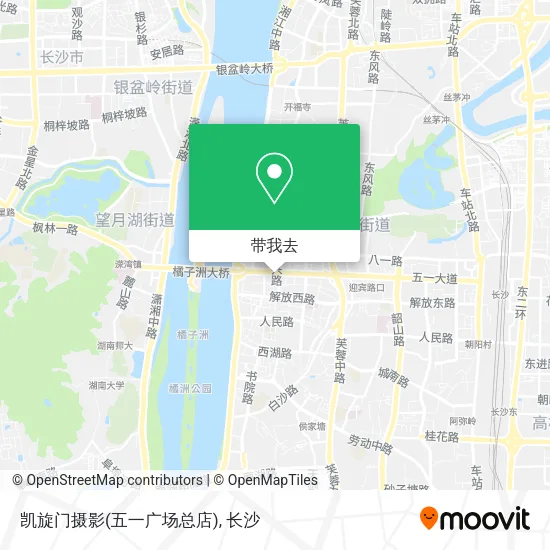 凯旋门摄影(五一广场总店)地图