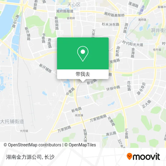 湖南金力源公司地图