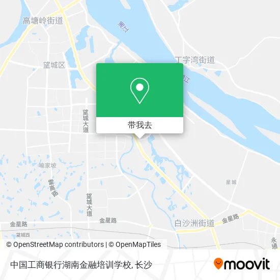 中国工商银行湖南金融培训学校地图