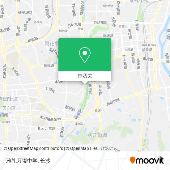 雅礼万境中学地图