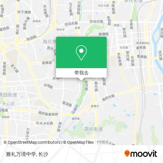 雅礼万境中学地图