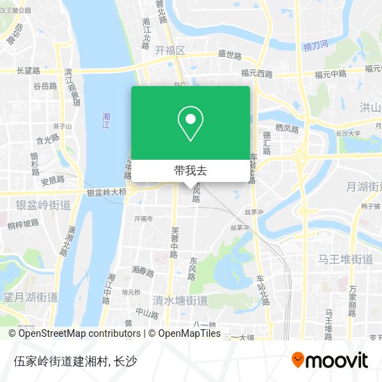 伍家岭街道建湘村地图