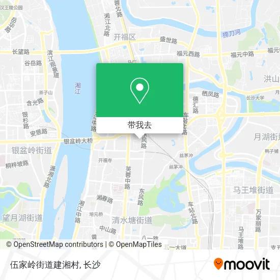 伍家岭街道建湘村地图
