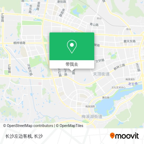 长沙左边客栈地图