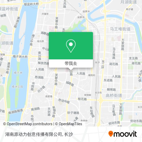 湖南原动力创意传播有限公司地图