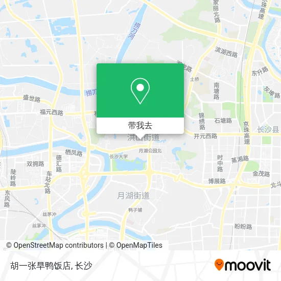 胡一张旱鸭饭店地图