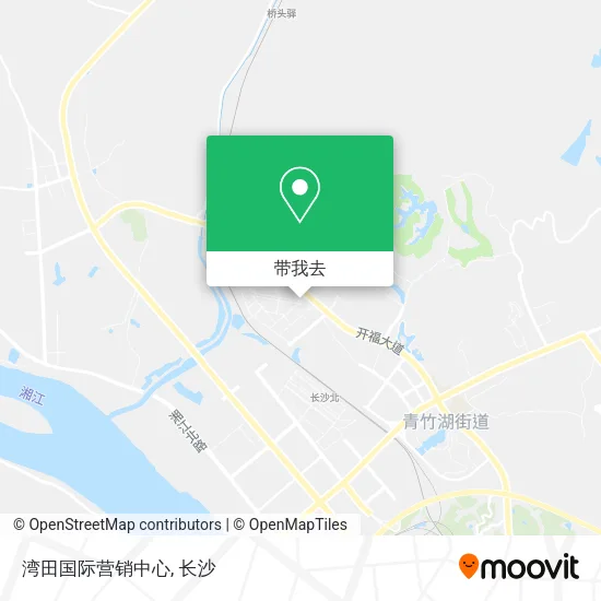 湾田国际营销中心地图