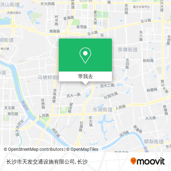 长沙市天发交通设施有限公司地图