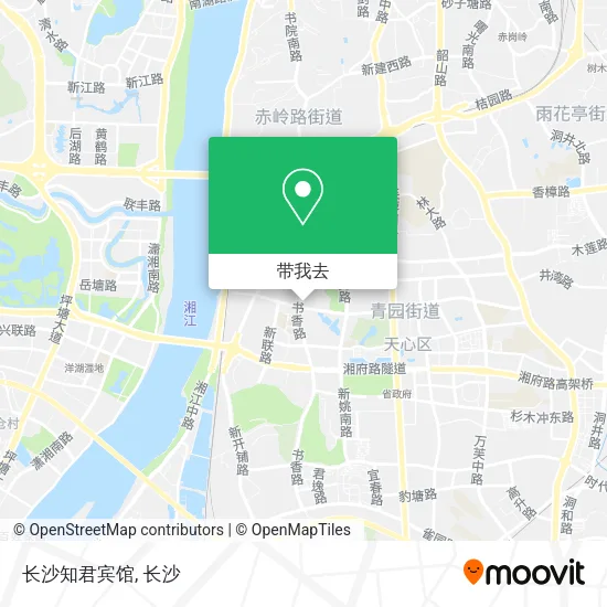 长沙知君宾馆地图