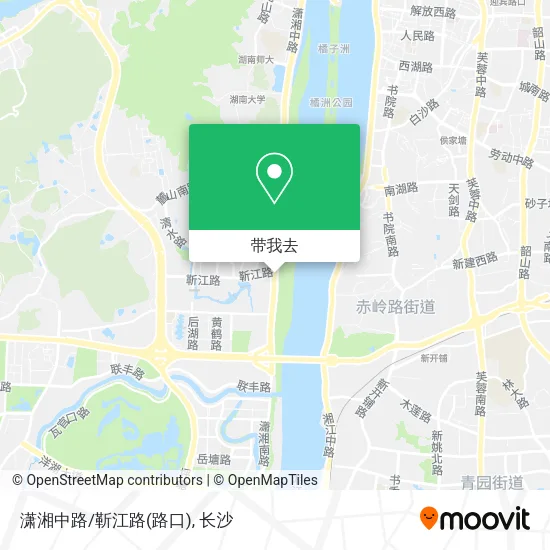 潇湘中路/靳江路(路口)地图