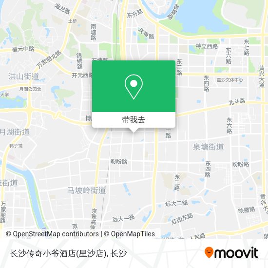 长沙传奇小爷酒店(星沙店)地图