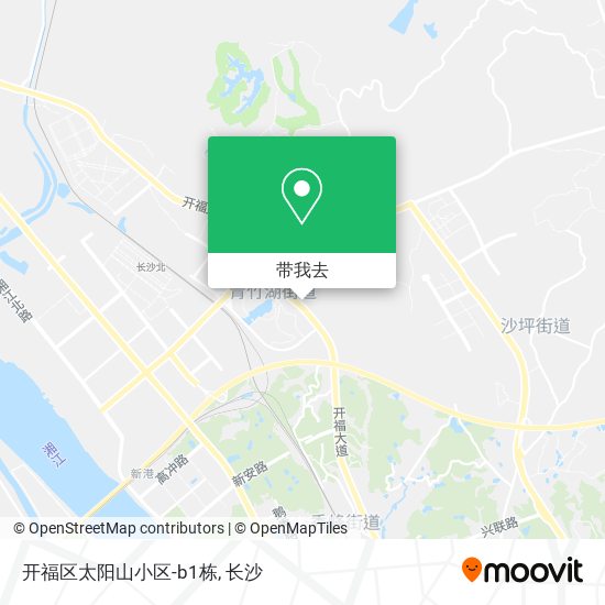 开福区太阳山小区-b1栋地图