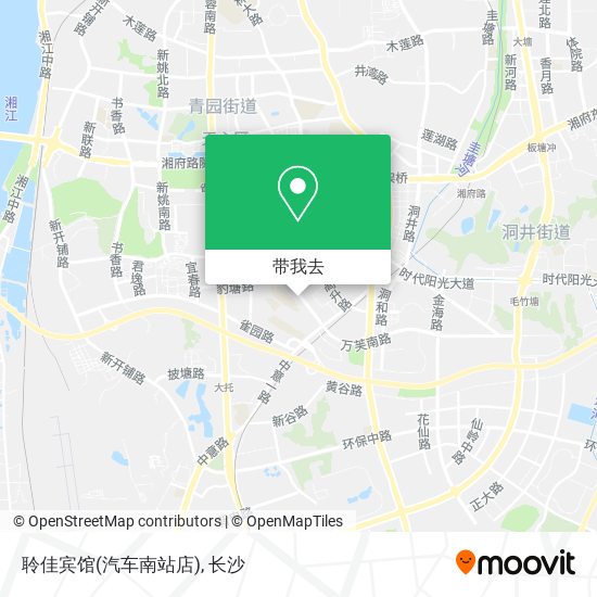 聆佳宾馆(汽车南站店)地图
