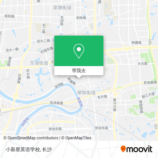小新星英语学校地图