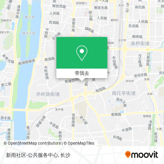 新雨社区-公共服务中心地图
